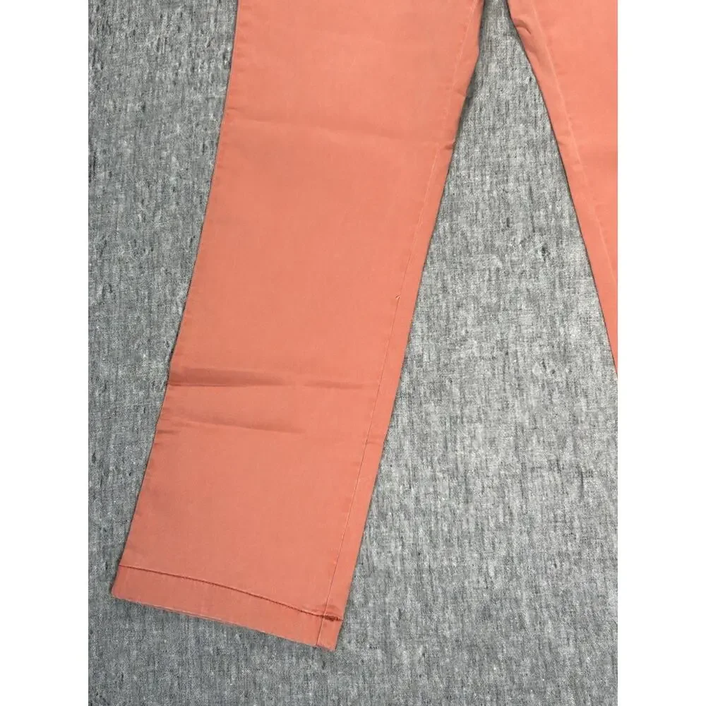 Tommy Bahama Boracay Pants Mens 35x32 Coral Orange Stretch Beachy Resort Wear